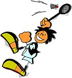 Badminton graphics