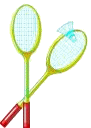 Badminton graphics