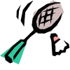 Badminton graphics