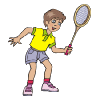 Badminton graphics