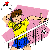 Badminton graphics