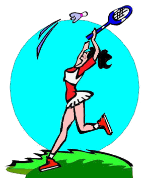 Badminton graphics