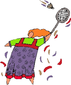 Badminton graphics