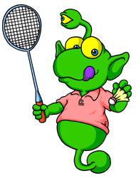 Badminton graphics