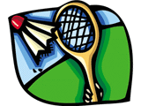 Badminton graphics