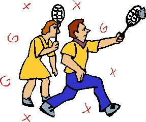 Badminton graphics