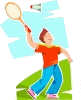 Badminton graphics
