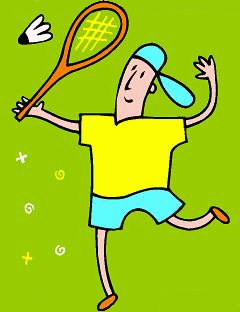Badminton graphics