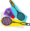 Badminton graphics