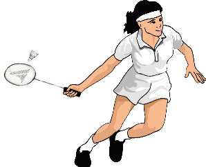 Badminton graphics