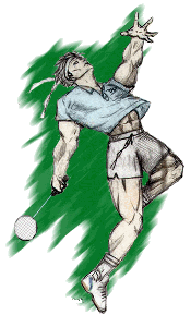 Badminton graphics