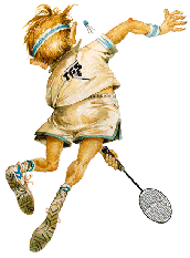 Badminton graphics