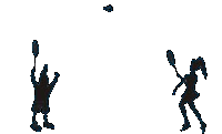 Badminton graphics