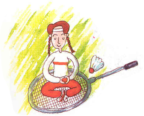 Badminton graphics