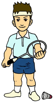 Badminton graphics
