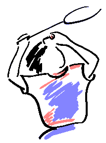 Badminton graphics
