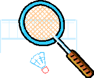 Badminton graphics