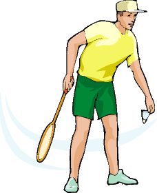 Badminton graphics