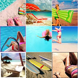 Beach graphics