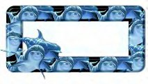 Blank name plates graphics