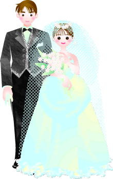 Bridal couple graphics