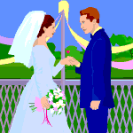 Bridal couple graphics