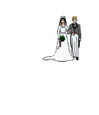 Bridal couple graphics