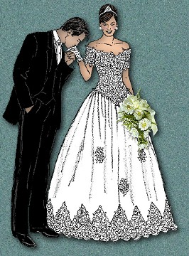 Bridal couple graphics