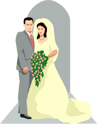 Bridal couple graphics