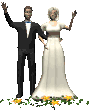 Bridal couple graphics