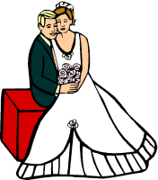 Bridal couple graphics