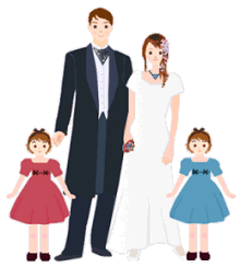 Bridal couple graphics