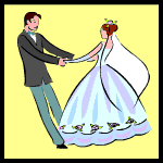 Bridal couple graphics