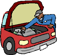 Car mechanic graphics