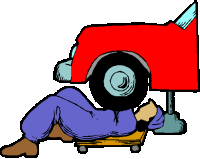 Car mechanic graphics