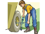 Car mechanic graphics