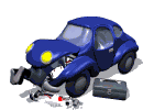 Car mechanic graphics