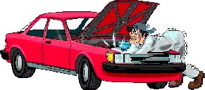 Car mechanic graphics