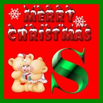 Christmas alphabet graphics