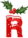 Christmas alphabet graphics