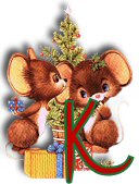 Christmas alphabet graphics