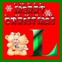 Christmas alphabet graphics