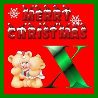 Christmas alphabet graphics