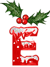 Christmas alphabet graphics
