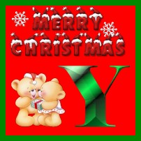 Christmas alphabet graphics