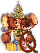 Christmas alphabet graphics