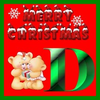 Christmas alphabet graphics