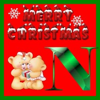 Christmas alphabet graphics