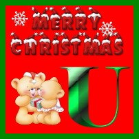 Christmas alphabet graphics