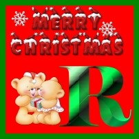 Christmas alphabet graphics